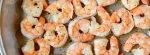 зеленые спагетти из кабачков с креветками. Шаг 3