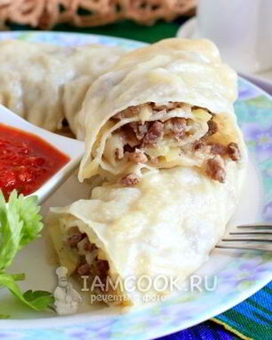 Ханум с мясом и картошкой