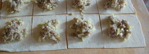 манты с гусем. Шаг 4