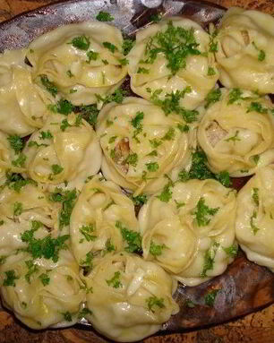 Манты с картошкой и мясом