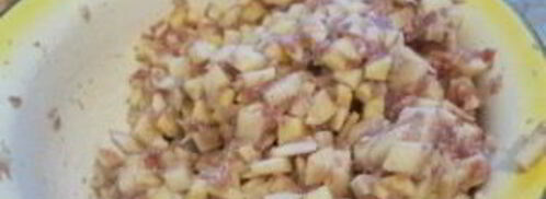 манты с картошкой и мясом. Шаг 3