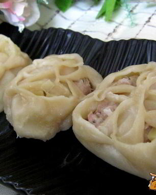 Манты с мясом и картофелем