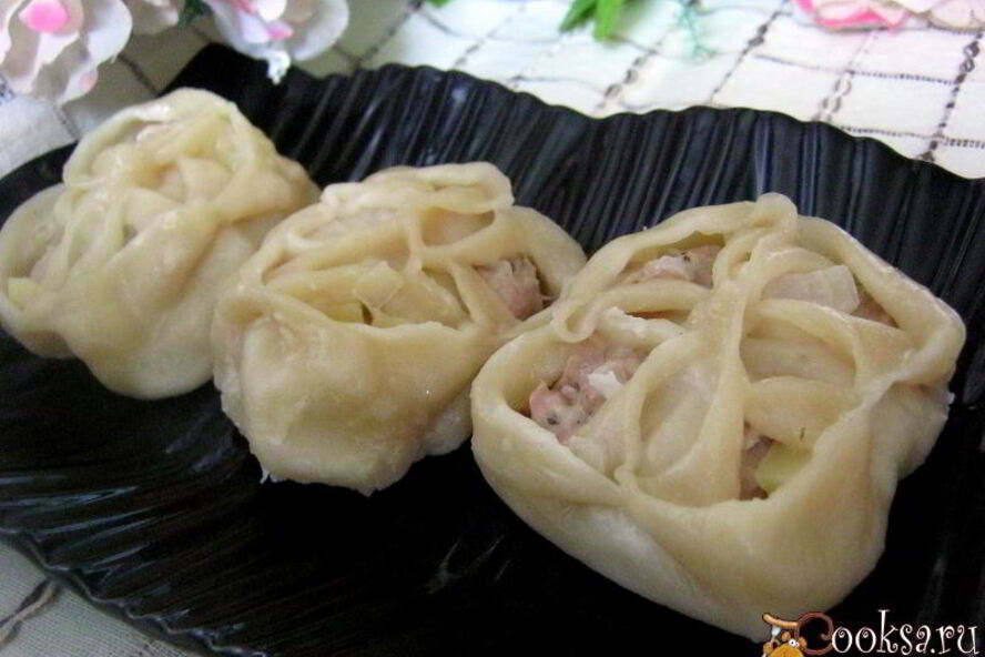 Рецепт мантов с мясом и картофелем