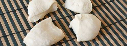 манты с мясом и картошкой. Шаг 16