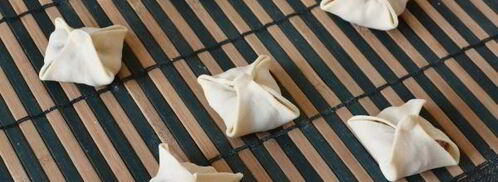 манты с мясом и картошкой. Шаг 21