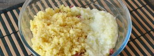 манты с мясом и картошкой. Шаг 13