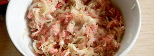 манты с мясом. Шаг 12