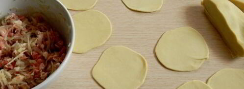 манты с мясом. Шаг 13