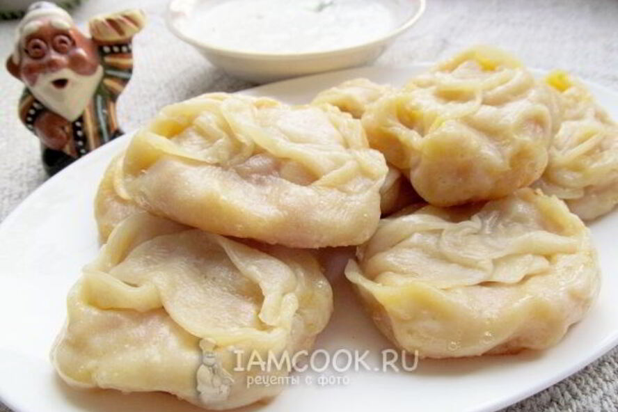 Рецепт мантов с тыквой