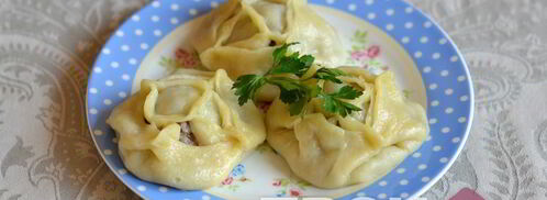 манты в мультиварке. Шаг 12