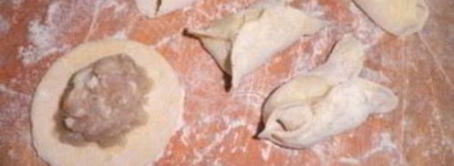 манты в пароварке. Шаг 4