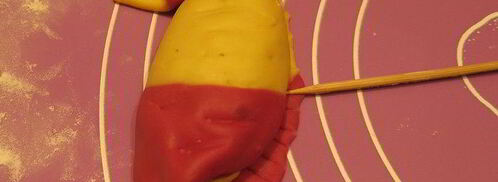 постные манты рыбки с кальмарами. Шаг 12