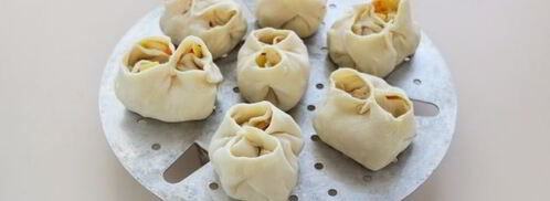 постные манты с картошкой. Шаг 11