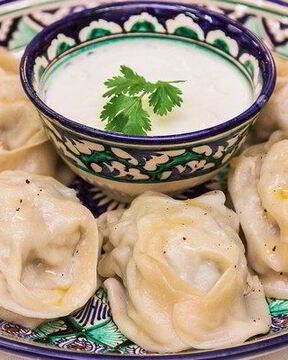 Сочные манты с мясной начинкой