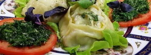 сочные манты со свининой и пекинской капустой. Шаг 12