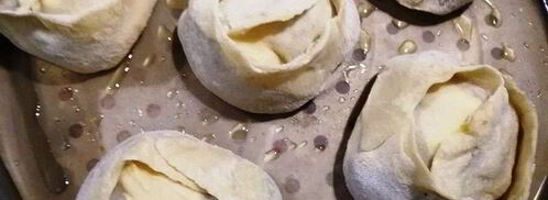 сочные манты со свининой и пекинской капустой. Шаг 9