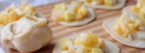 вегетарианские манты. Шаг 3