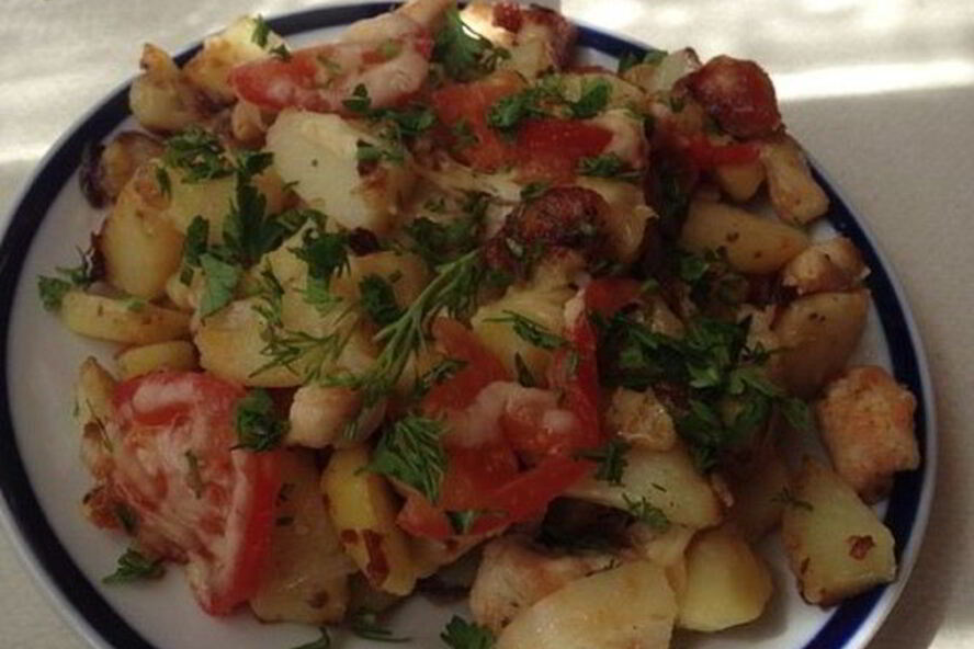 Рецепт картофеля по-французски на сковородке