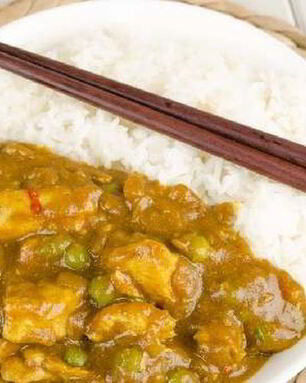 Курица карри по-французски