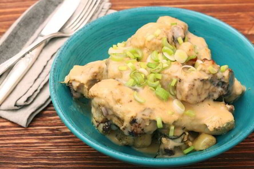 Рецепт курицы в сливочном соусе по-французски