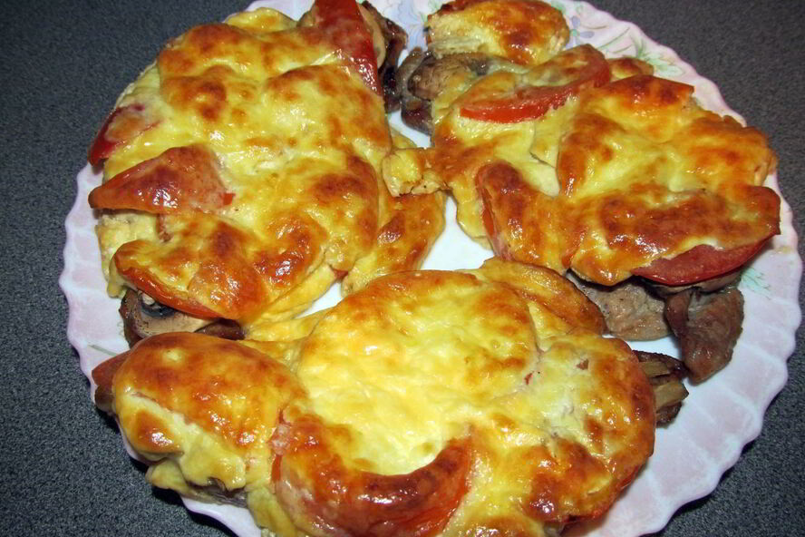 Рецепт мяса по-французски на сковороде