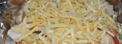 мясо по-французски с курицей. Шаг 5