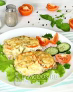 Мясо по-французски с помидорами