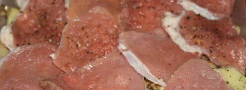 мясо по-французски с шампиньонами. Шаг 8