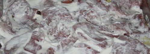 мясо по-французски с шампиньонами. Шаг 9