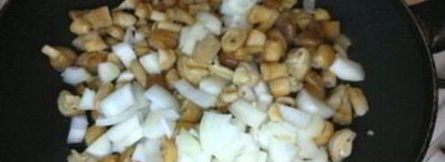 мясо по-французски в фольге с грибами. Шаг 4