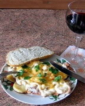 Мясо по-французски в мультиварке Поларис