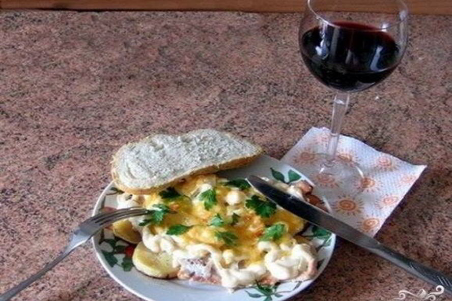 Рецепт мяса по-французски в мультиварке поларис