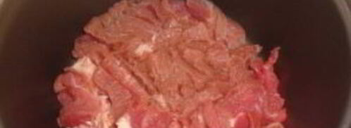 мясо по-французски в мультиварке поларис. Шаг 3