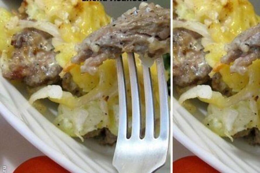 Рецепт мяса с картофелем по-французски