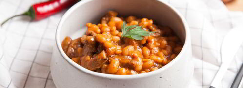 говядина с фасолью в томатном соусе. Шаг 10