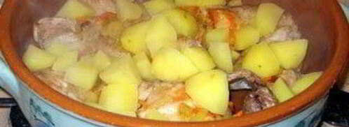 кролик с яблоками под хлебной корочкой. Шаг 4