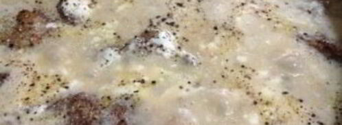 куриная печенка, тушеная в сметане. Шаг 10