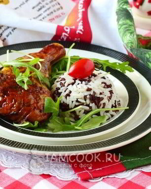 Куриные ножки, фаршированные овощами