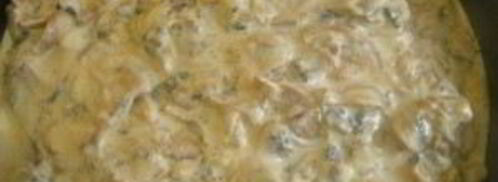 курица с грибами на сковороде. Шаг 4