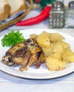 Курица с картошкой в банке