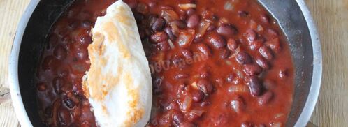 курица с красной фасолью. Шаг 8