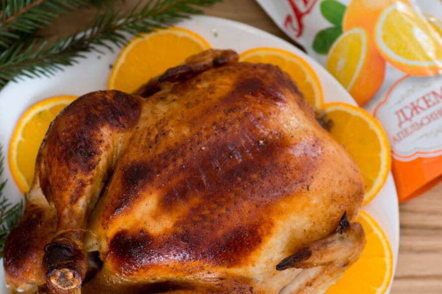 Рецепт курицы в апельсиновом соусе