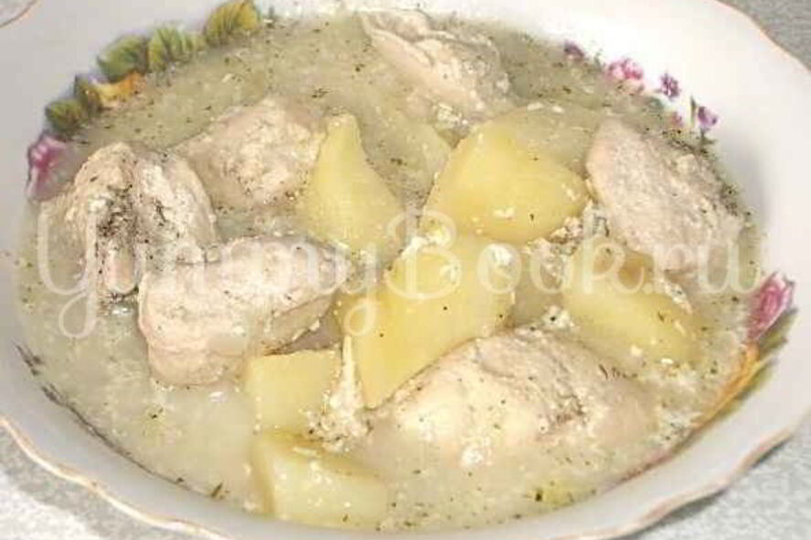 Рецепт курицы в молочном соусе