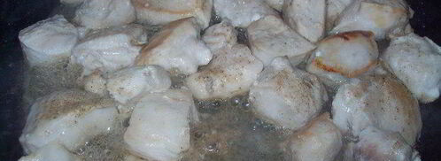 курица в сливочно-грибном соусе с медом. Шаг 3