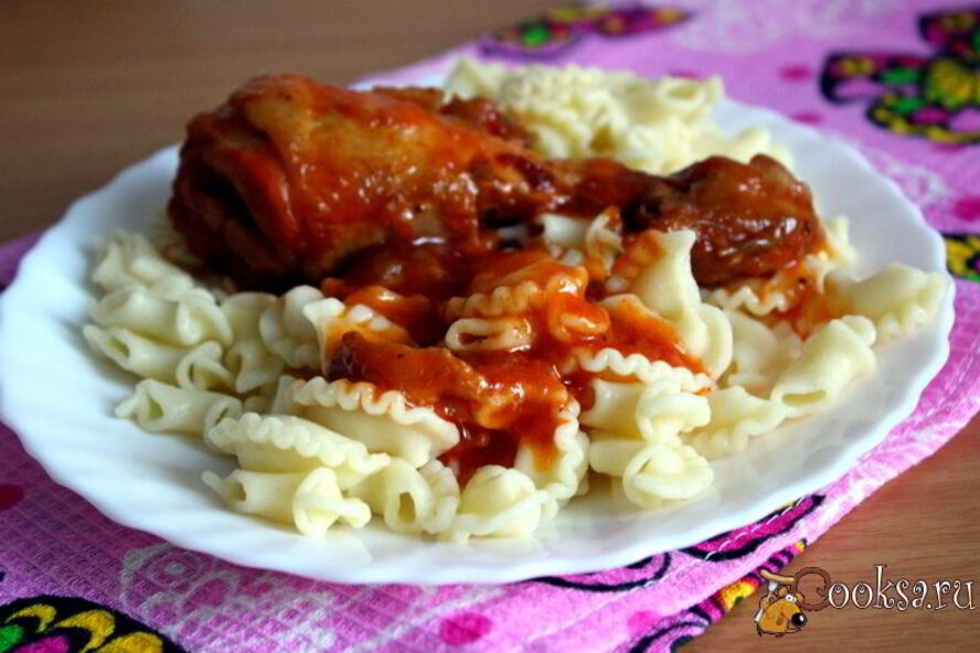 Рецепт курицы в томатном соусе