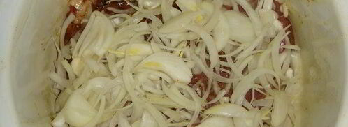 мясной рулет в кофейном маринаде. Шаг 7