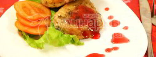 мясо с брусничным соусом трепет желаний. Шаг 8