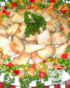 Свиной карбонад из куриного филе