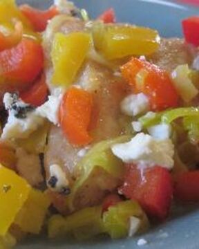 Свиные отбивные с луковым соусом