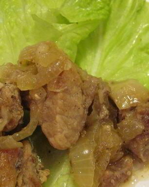 Вкусное мясо кусочками на сковороде